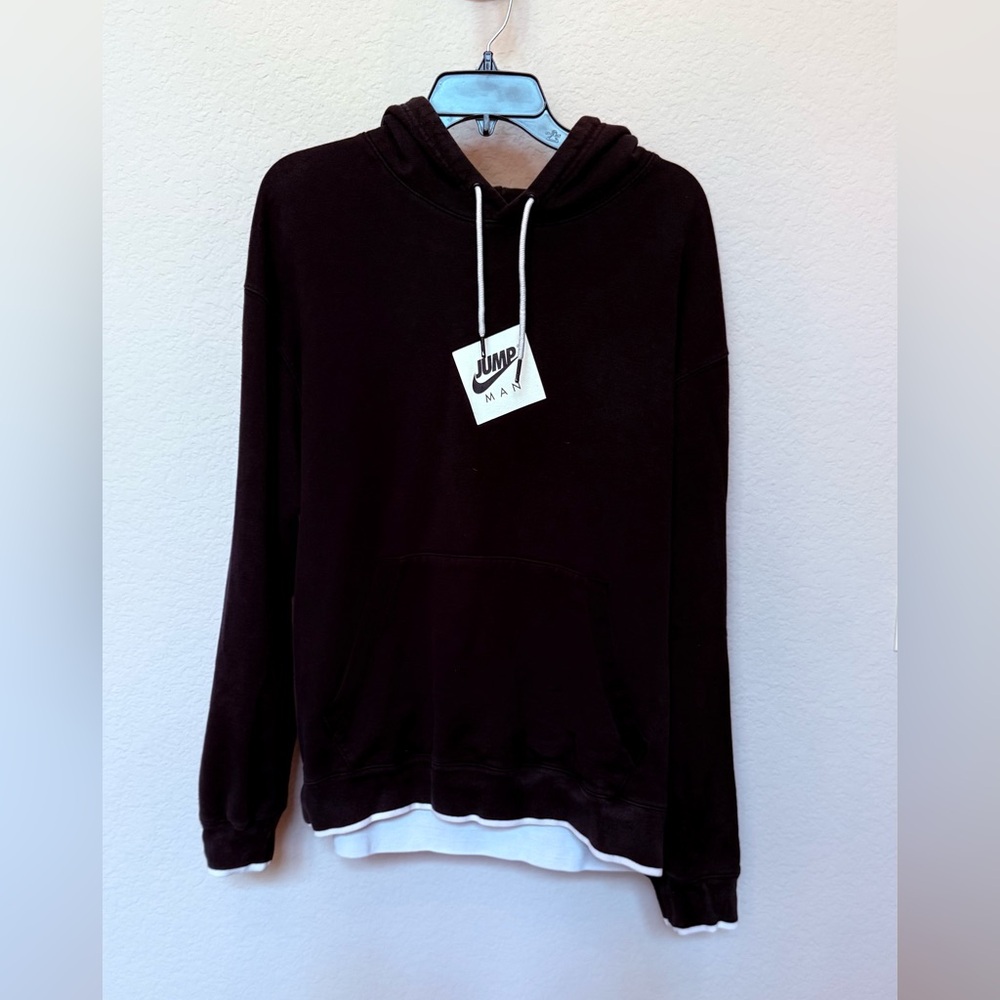 Jump Black Sweatshirt with White Logo